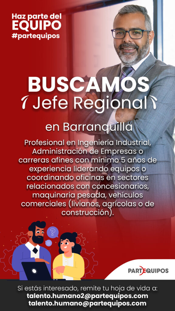 jefe regional barranquilla - Partequipos