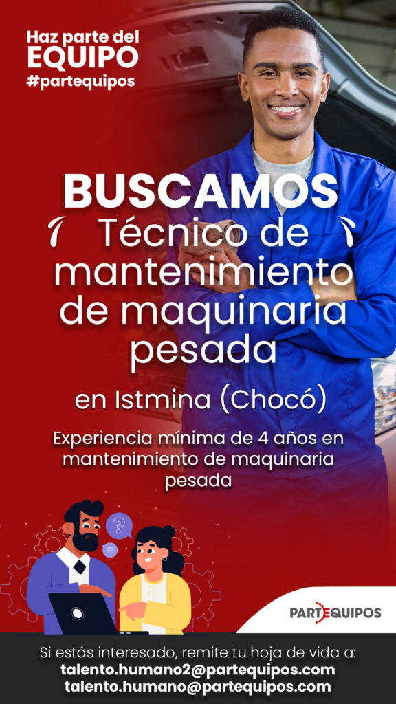 Técnico de mantenimiento maquinaria pesada