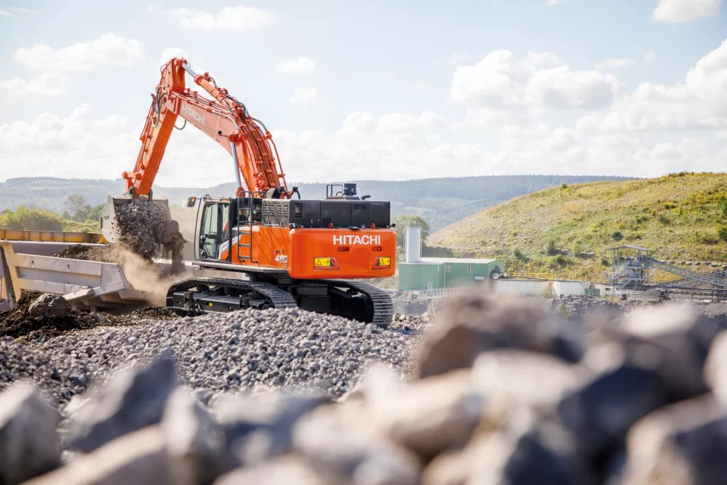 Hitachi con motor tier 4 en Colombia