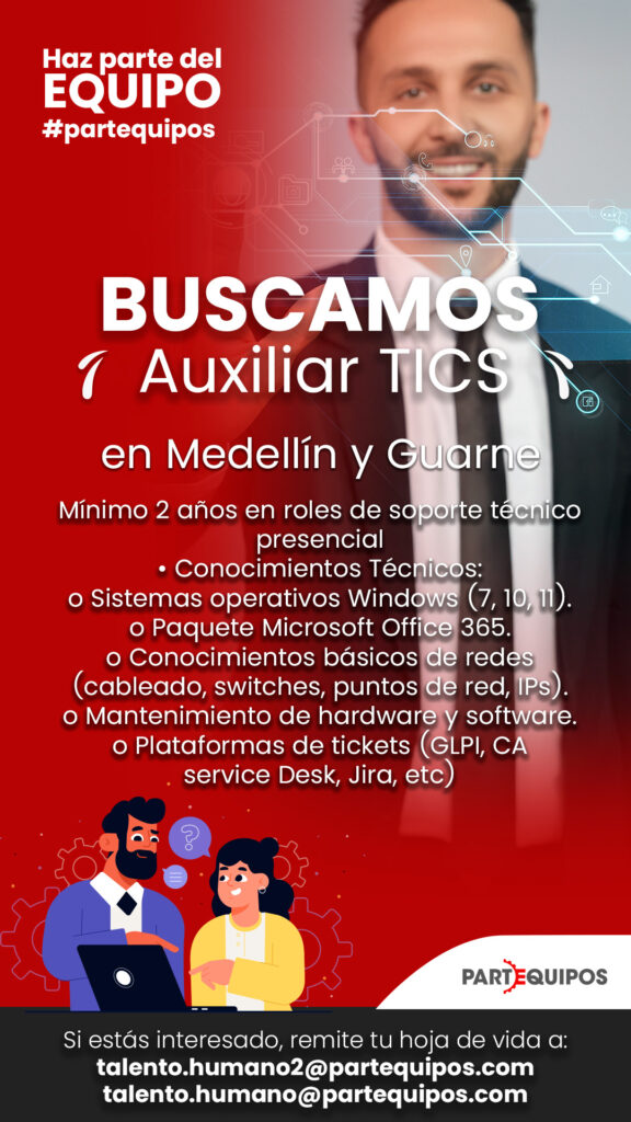 trabaja con nosotros en partequipos