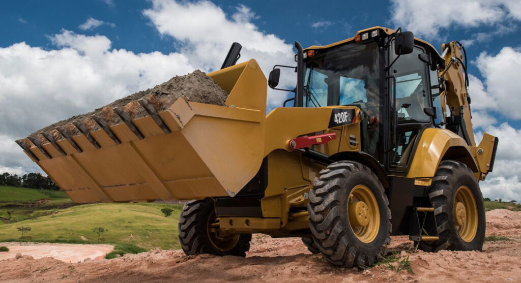 retrocargador cat 420f2