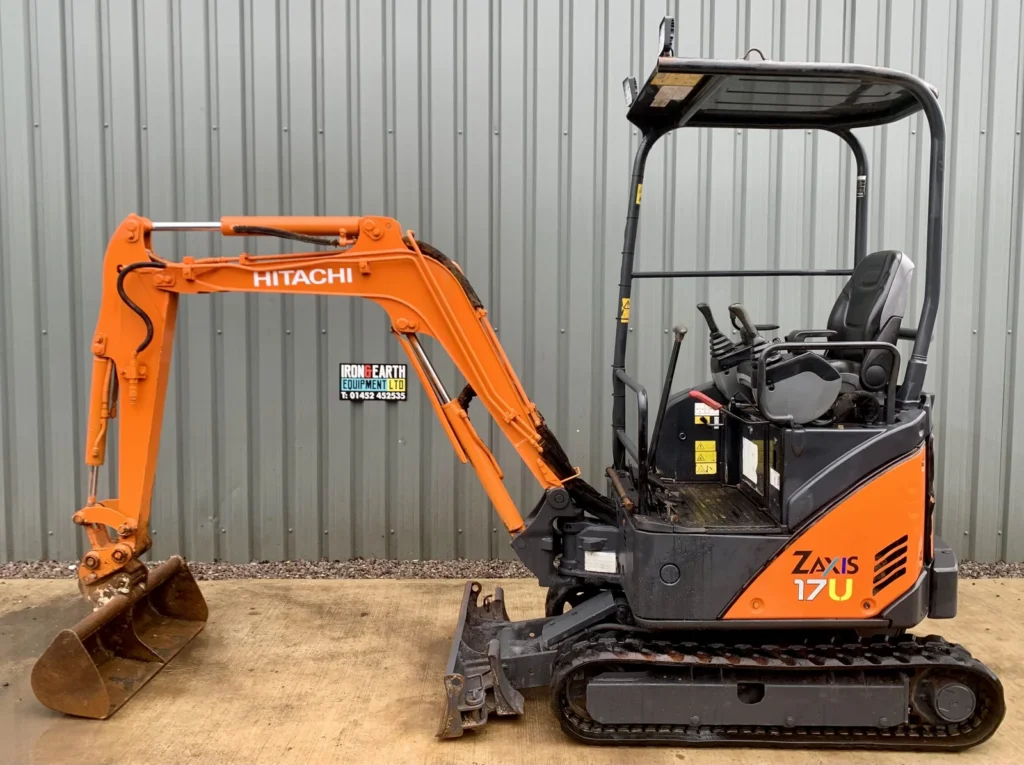 miniexcavadora hitachi 17u-2
