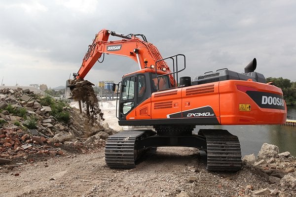 excavadora doosan dx340lca-k