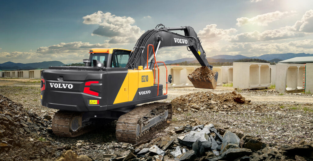 excavadora volvo ec210