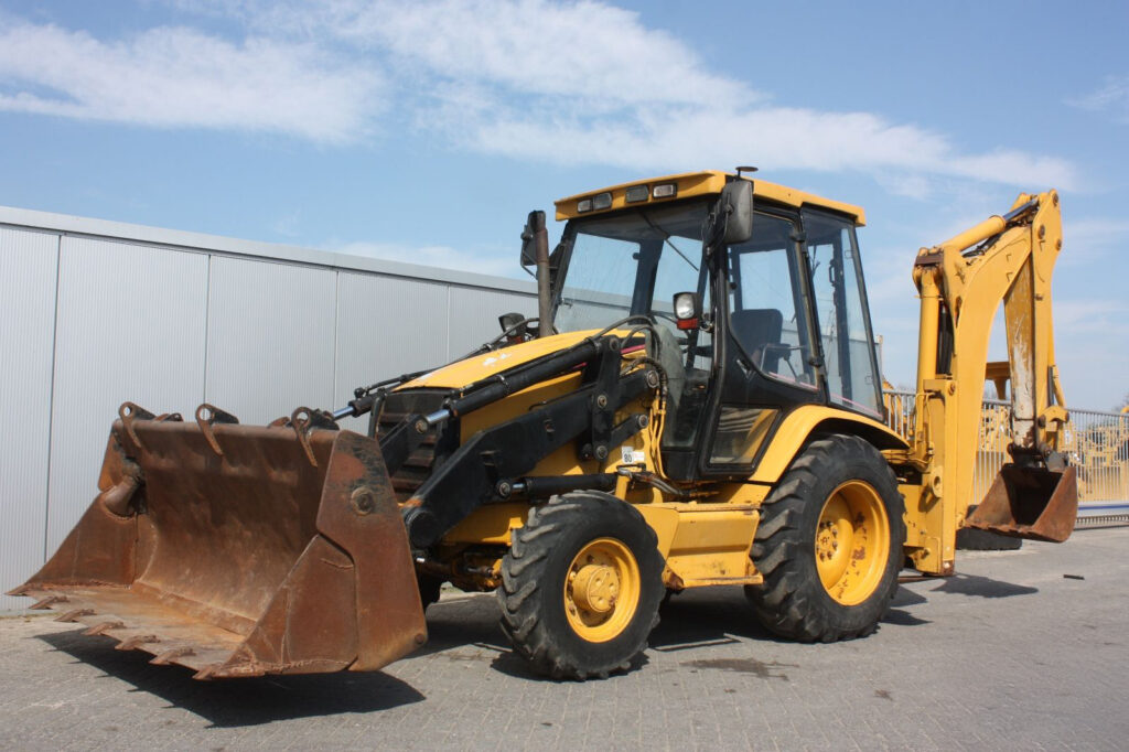 retrocargador cat 428c
