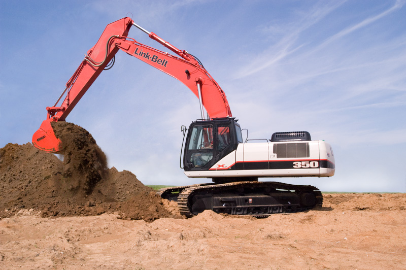 Excavadora 350x2 linkbelt