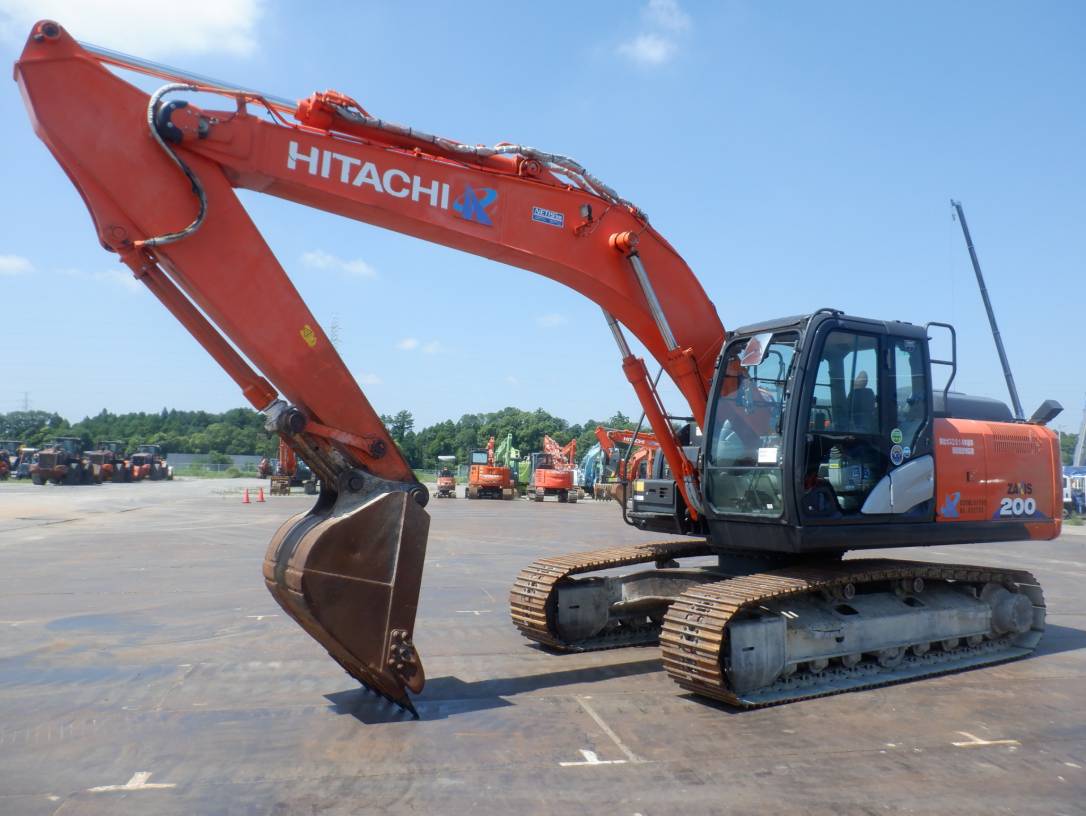 Maquinaria pesada Usada excavadora Hitachi ZX200-6 SN X 02709 (1)