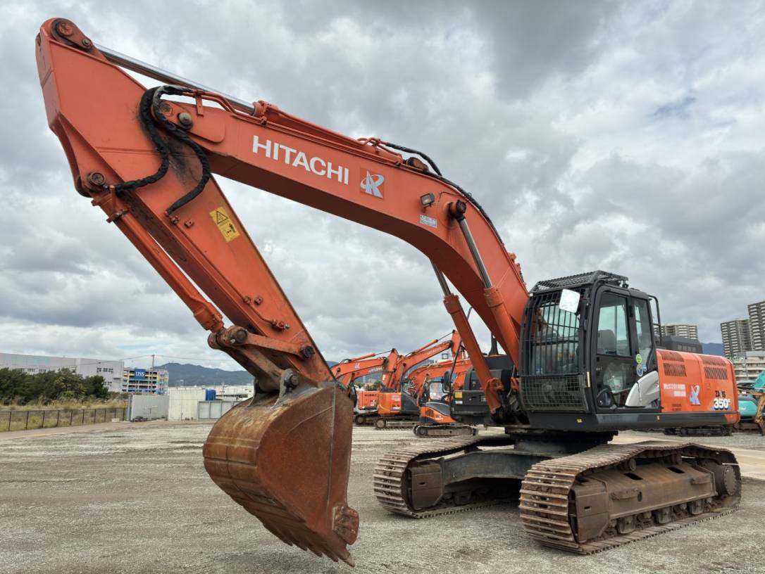 Maquinaria pesada usada excavadora Hitachi ZX350K-6 SN X0351 (1)