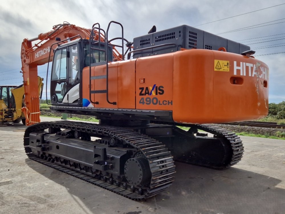 Maquinaria pesada usada excavadora Hitachi ZX490LCH-5A SN X1250 (1)