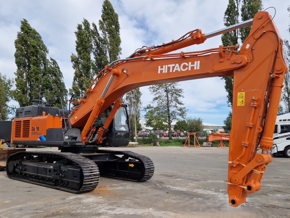 Maquinaria pesada usada excavadora Hitachi ZX490LCH-5A SN X1250 (1)