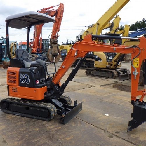 Maquinaria esada usada Miniexcavadora Hitachi ZX17U-5A SN X7558