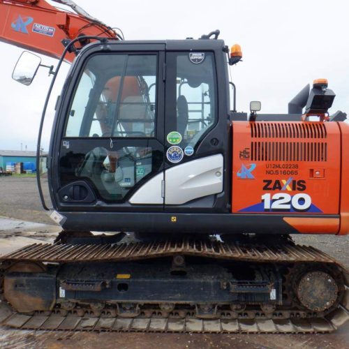Maquinaria pesada usada Excavadora Hitachi ZX120-6 SN X16065 (1)