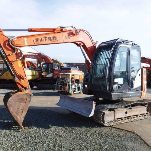 Maquinaria pesada usada Excavadora Hitachi ZX75US-5B SN X2410 (1)