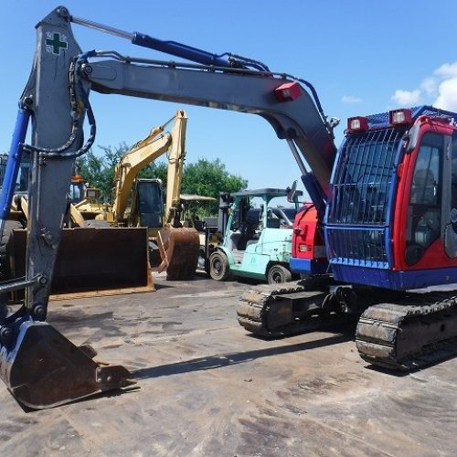 Maquinaria pesada usada Excavadora Hitachi ZX75USK-5B SN X1118 (1)