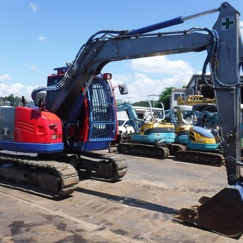 Maquinaria pesada usada Excavadora Hitachi ZX75USK-5B SN X1118 (1)