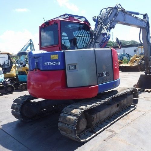Maquinaria pesada usada Excavadora Hitachi ZX75USK-5B SN X1118 (1)