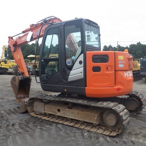 Maquinaria pesada usada Excavadora hitachi ZX75US-5B SN X0637 (1)