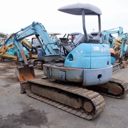 Maquinaria pesada usada Miniexcavadora Hitachi AX50U-3, SN X195