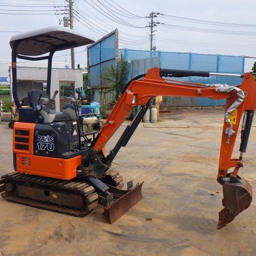 Maquinaria pesada usada Miniexcavadora Hitachi ZX17U-5A SN X5159
