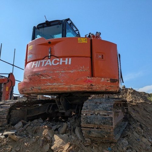 Maquinaria pesada usada Miniexcavadora Hitachi ZX75USK-5B SN X3609