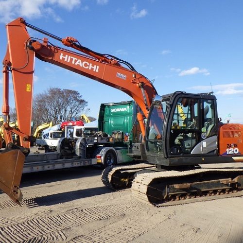 Maquinaria pesada usada excavadora Hitachi ZX120-6 SN X11062 (1)