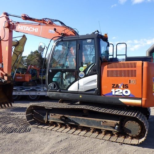 Maquinaria pesada usada excavadora Hitachi ZX120-6 SN X11062 (1)