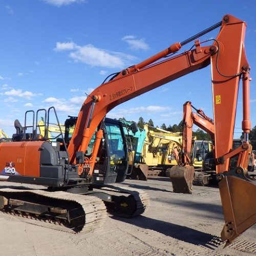 Maquinaria pesada usada excavadora Hitachi ZX120-6 SN X11062 (1)