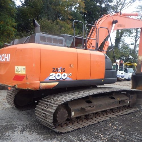 Maquinaria pesada usada excavadora Hitachi ZX200LC SN X06313 (2)