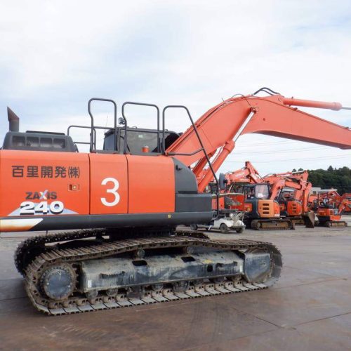 Maquinaria pesada usada excavadora Hitachi ZX240-6 SN X0238 (1)