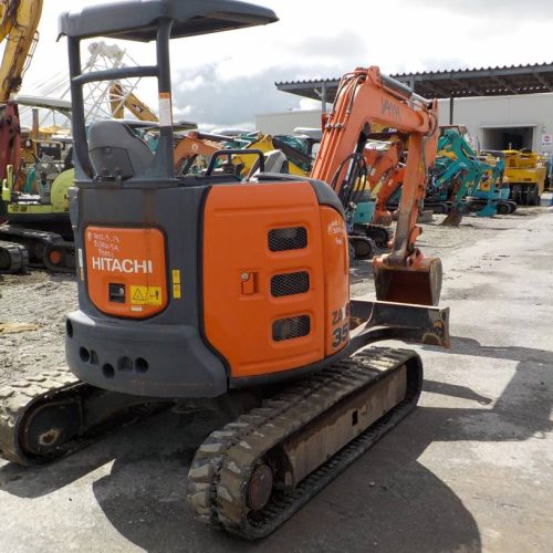 Maquinaria pesada usada excavadora Hitachi ZX35U-5A SN X0001 (1)