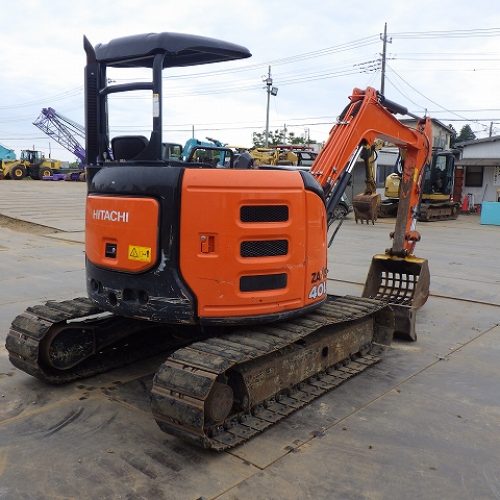 Maquinaria pesada usada excavadora Hitachi ZX40U-5B SN X0505 (1)