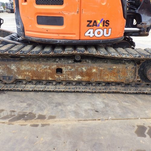 Maquinaria pesada usada excavadora Hitachi ZX40U-5B SN X0505 (1)