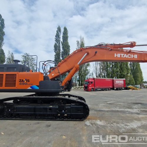 Maquinaria pesada usada excavadora Hitachi ZX490LCH-5A (1)