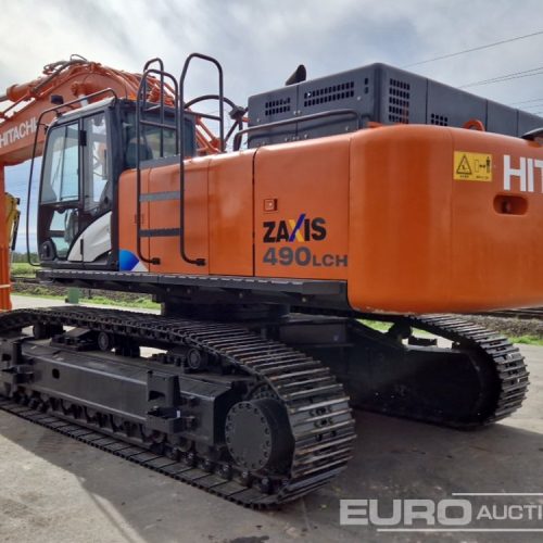 Maquinaria pesada usada excavadora Hitachi ZX490LCH-5A (1)