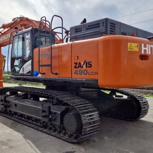 Maquinaria pesada usada excavadora Hitachi ZX490LCH-5A SN X1250 (1)