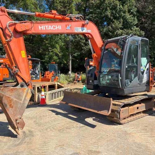 Maquinaria pesada usada excavadora Hitachi ZX75US-5B SN X2146 (1)