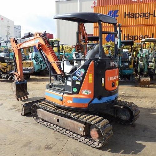 Maquinaria pesada usada excavadora Hitachi zx30u-5A SN X3425 (2)