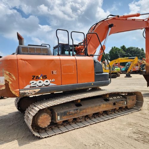 Maquinaria pesada usada excavadora ZX200LC-6 SN X10291