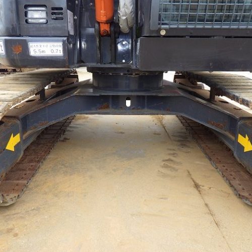 Maquinaria pesada usada excavadora hitachi ZX75US-5B SN X2370