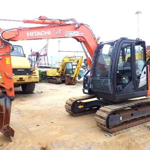 Maquinaria pesada usada excavadora hitachi ZX75US-5B SN X2370