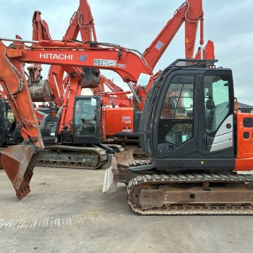 Maquinaria pesada usada excavadora hitachi usada ZX75USK-5B SN X1919 (1)