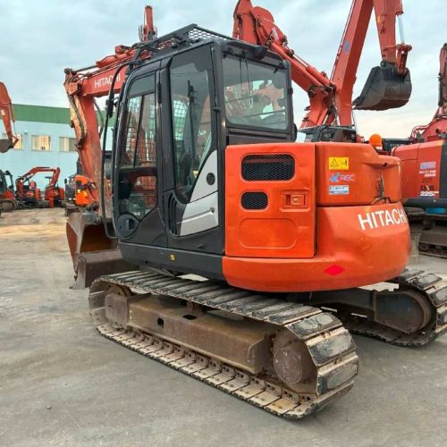 Maquinaria pesada usada excavadora hitachi usada ZX75USK-5B SN X1919 (1)