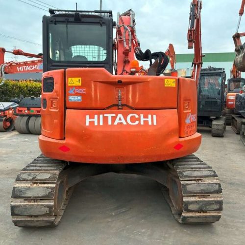 Maquinaria pesada usada excavadora hitachi usada ZX75USK-5B SN X1919 (1)
