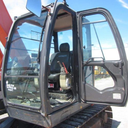 Maquinaria pesada usada excavadora hitachi zx75us-5b sn X0107