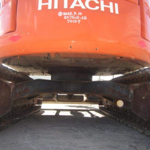 Maquinaria pesada usada excavadora hitachi zx75us-5b sn X0107