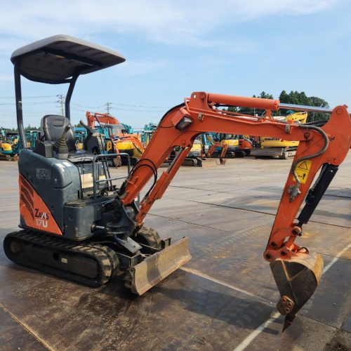 Maquinaria pesada usada miniexcavadora Hitachi ZX17U-2, SN X5682 -02