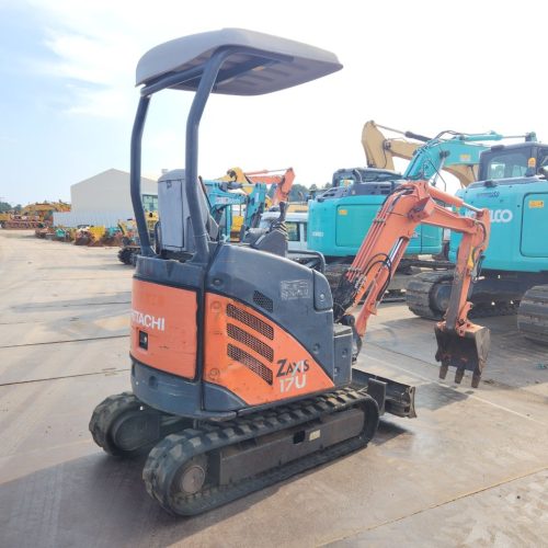 Maquinaria pesada usada miniexcavadora Hitachi ZX17U-2, SN X5682 -03
