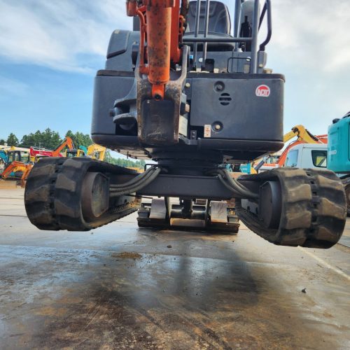 Maquinaria pesada usada miniexcavadora Hitachi ZX17U-2, SN X5682 -05