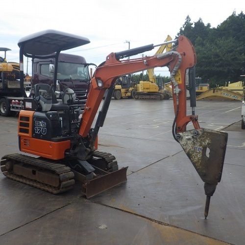 Maquinaria pesada usada miniexcavadora Hitachi ZX17U-5A SN X5051