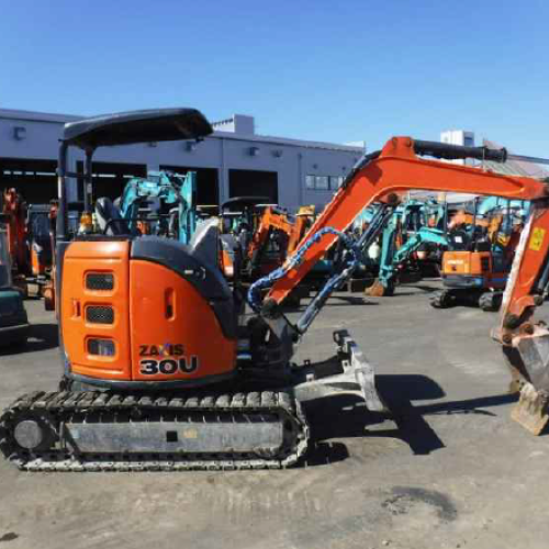 Maquinaria pesada usada miniexcavadora Hitachi ZX30U-5A SN X3326
